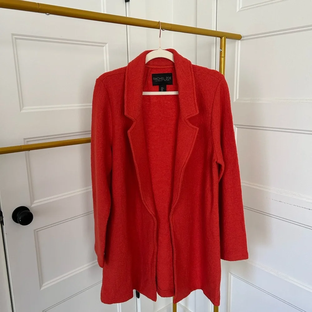 Rachel Zoe Red Jacket/Cardigan - Picture 1 of 6